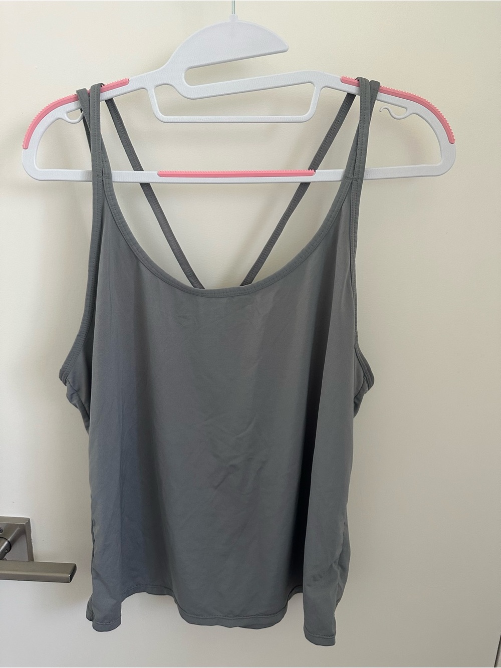 JoyLab Gray Double-Strap Camisole